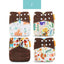 4PCS Eco-friendly Adjustable Cloth Diapers Set for Babies