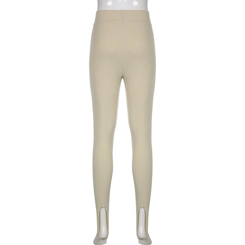 Leggings de fitness en coton taille haute élégants pour femmes