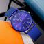 Montre à Quartz Décontractée pour Femmes avec Bracelet en Silicone Élégant