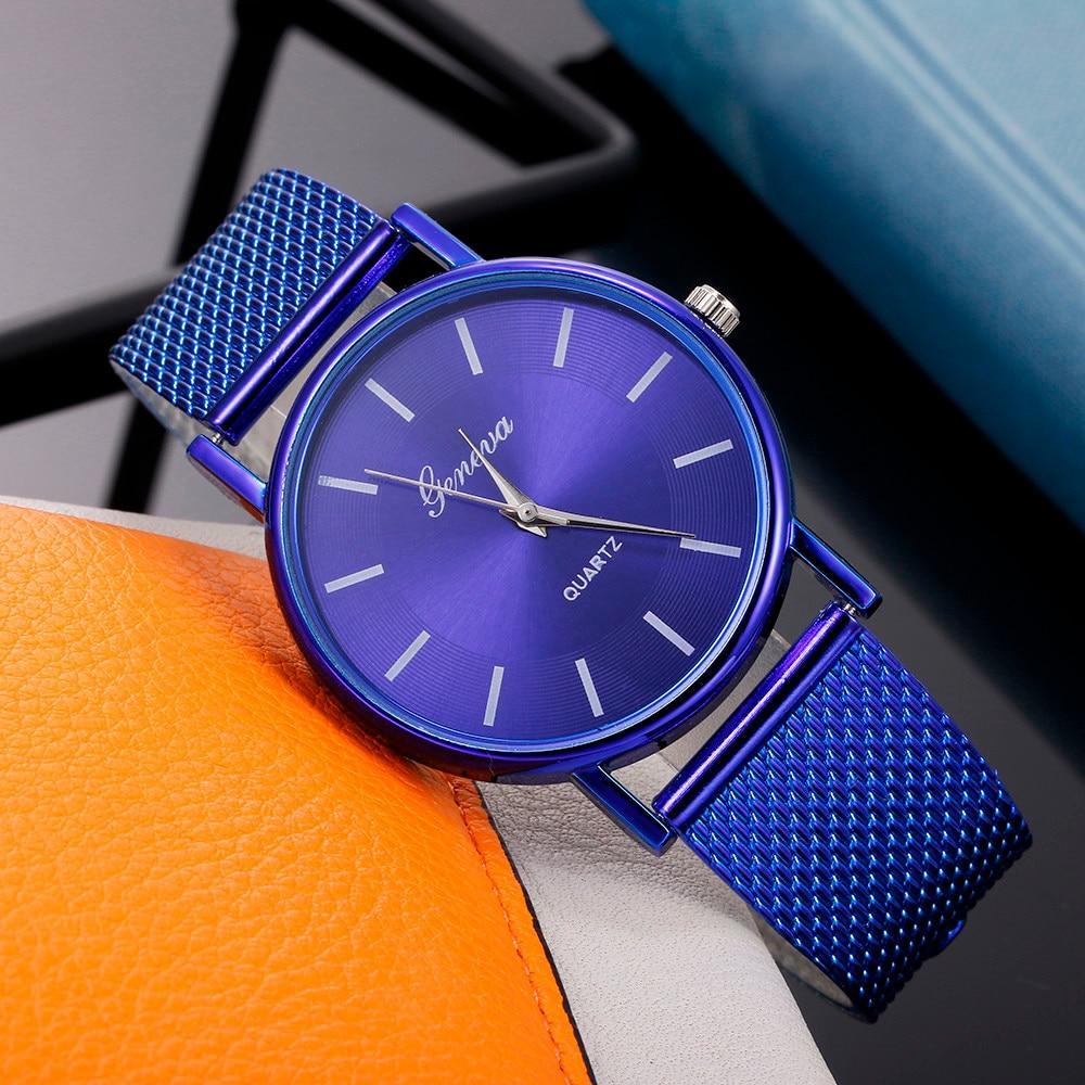Montre à Quartz Décontractée pour Femmes avec Bracelet en Silicone Élégant