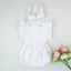 Elegant Cotton Baby Bodysuit for Girls - Summer One-Piece