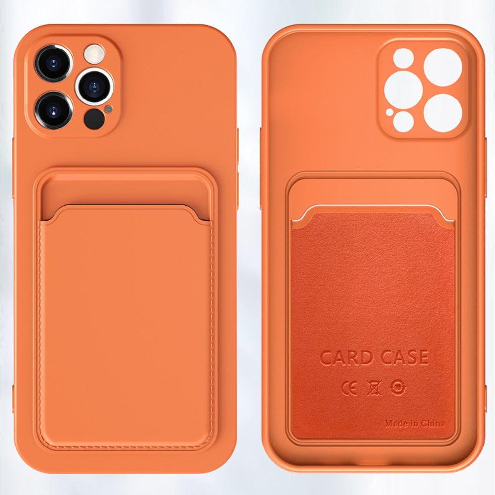 Slim Wallet Case for iPhone 14/13/12/11 Pro Max - Modern Design