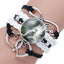 Classic Retro Wolf Head Leather Bracelet for Men & Women