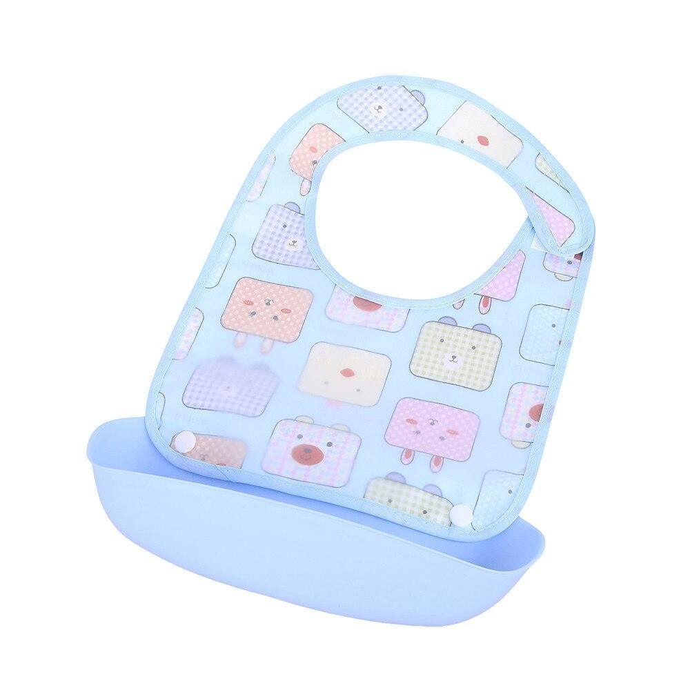 Baberos de Silicona Impermeables Premium con Recogedor de Comida