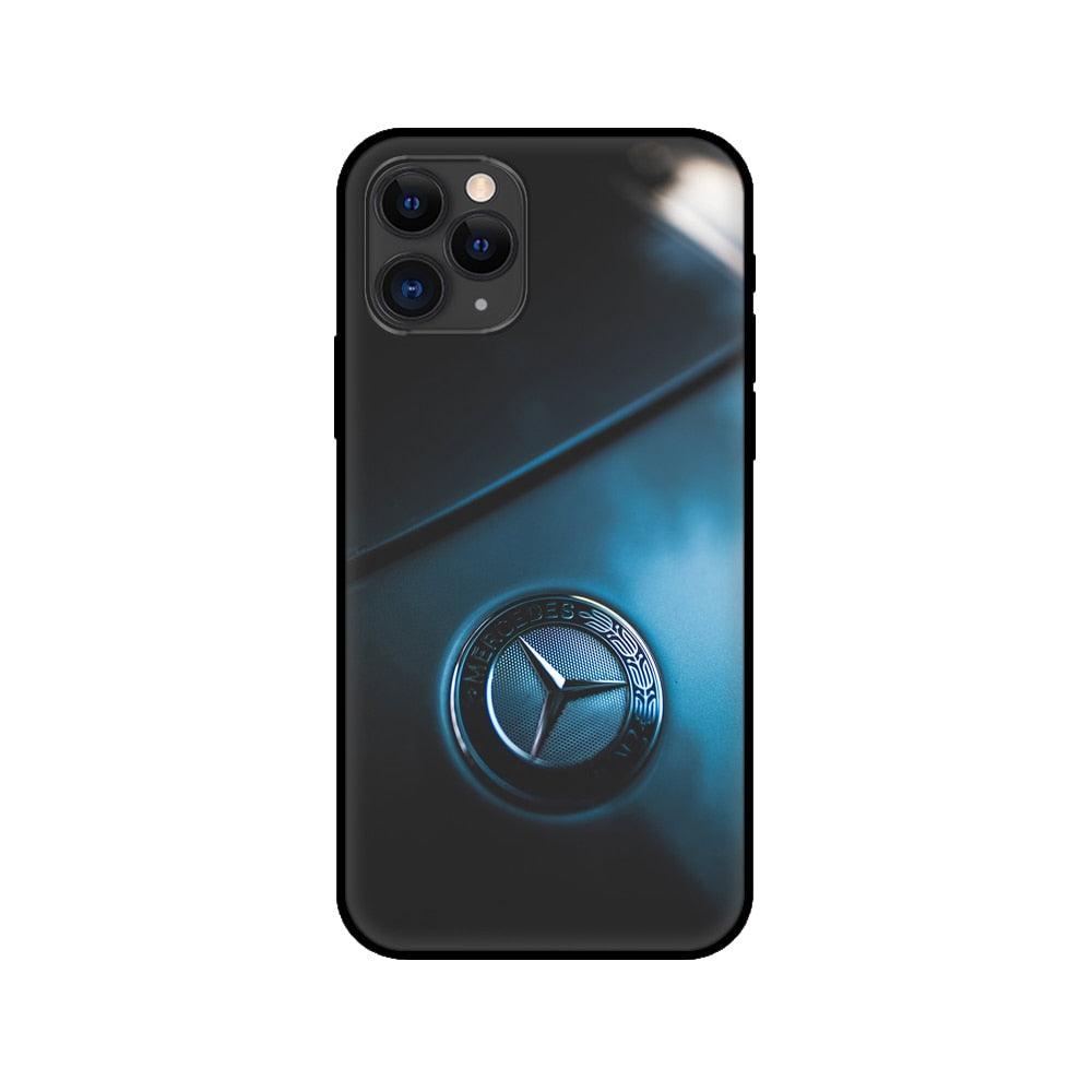 Premium Matte Black Silicone Case for iPhone Models