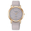 Montre de mode pour femmes en cuir de luxe à quartz