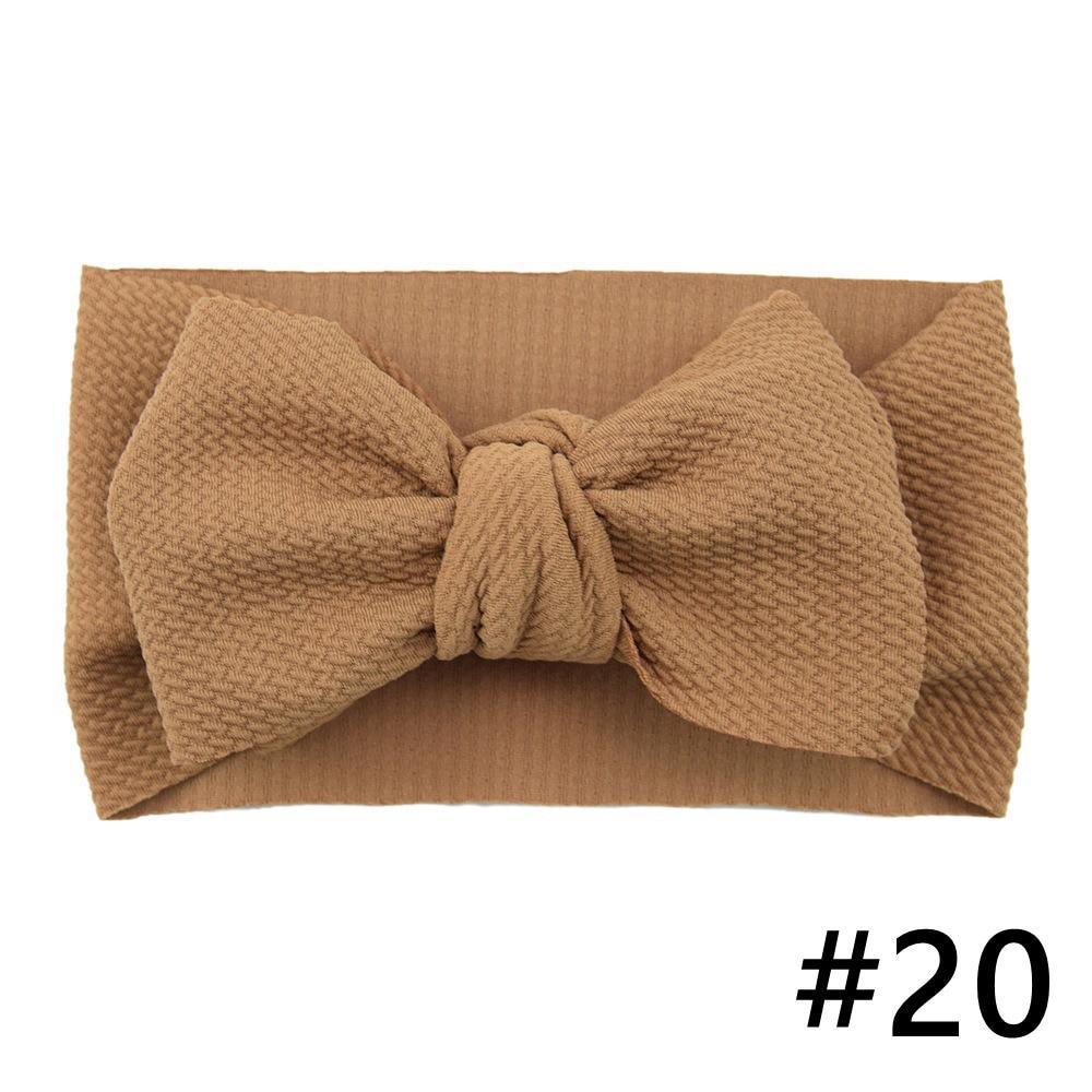 Diadema Grande con Lazo para Niñas - Accesorio de Cabello Ajustable