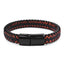 Handmade Luxury Modern Leather Braided Bracelet for Men