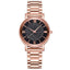 Montre de Luxe Femme en Or Rose STEVVEX avec Accents en Diamant