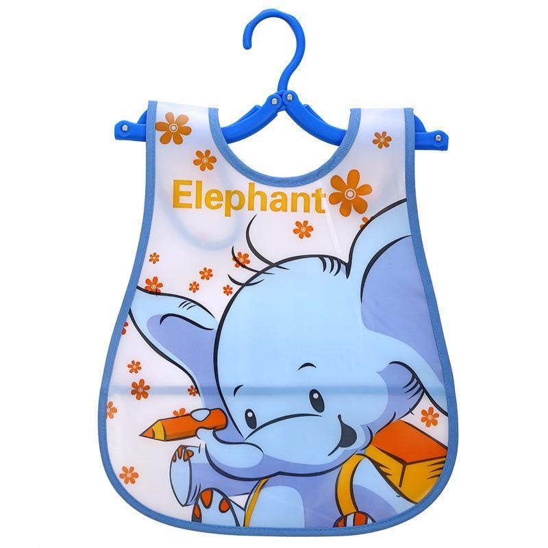 Bavoirs en Cartoon Ajustables pour Bébé - Tissu Imperméable