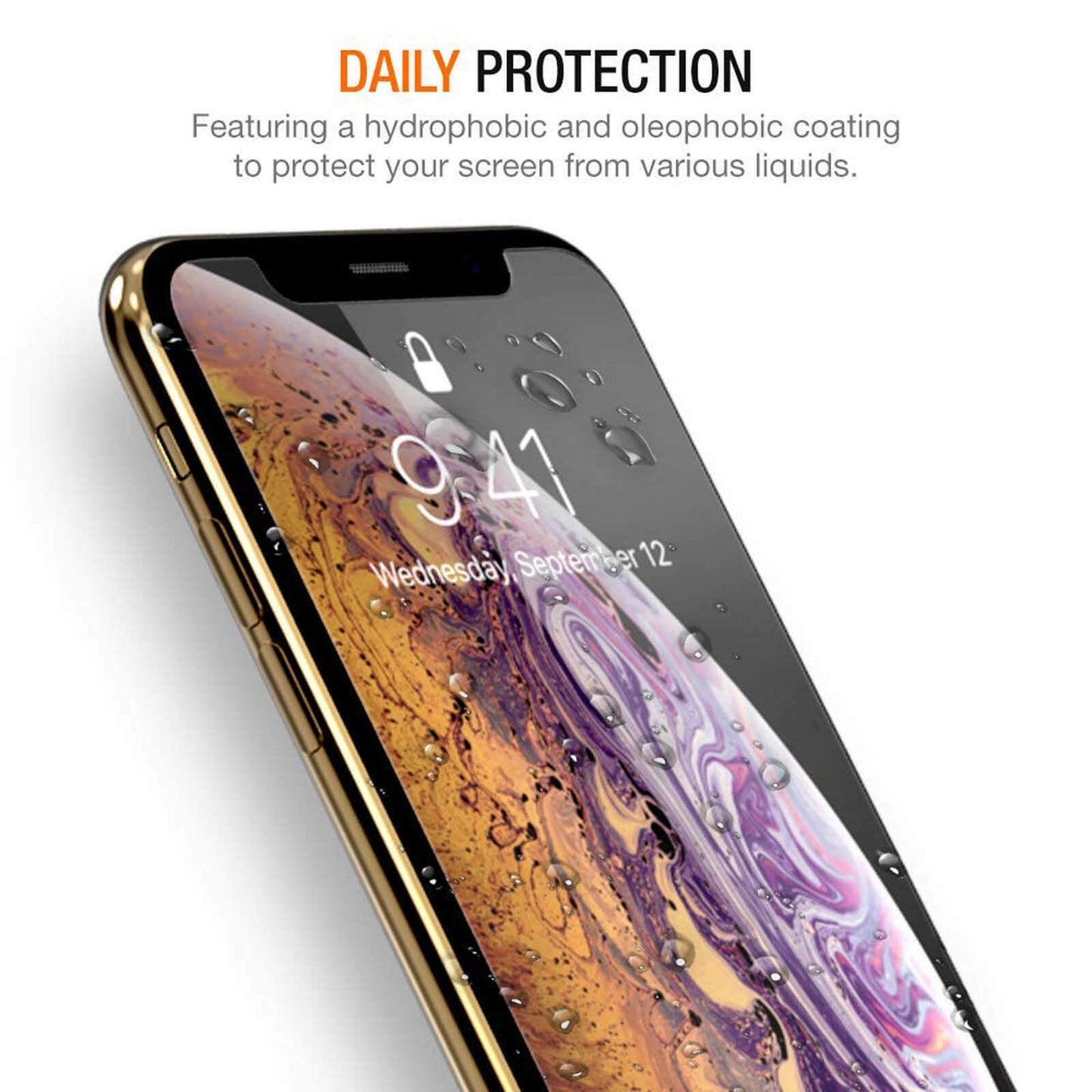 Protector de Pantalla de Vidrio Templado de 3 Paquetes para iPhone 12 y Más