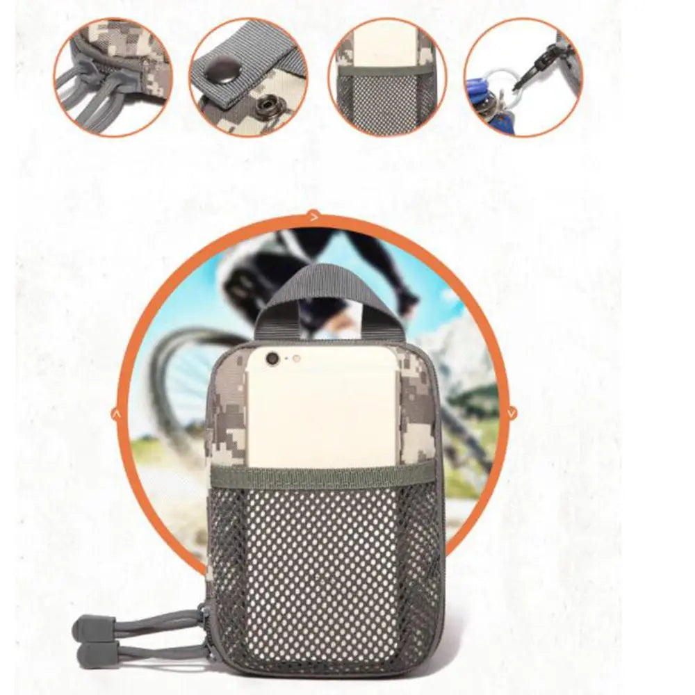 600D Nylon Tactical Fanny Pack for Outdoor Adventures