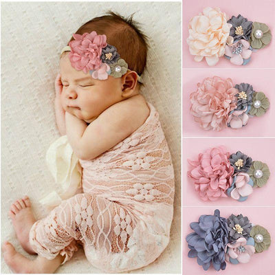 Luxury Handmade Floral Headbands for Baby Girls