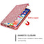 Glitter Leather Magnetic Flip Case for iPhone 14/13/12/11