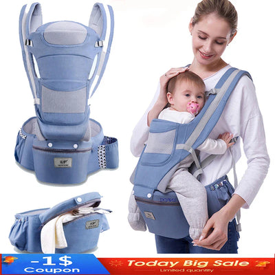 Ergonomic 3-in-1 Baby Carrier for Infants and Toddlers