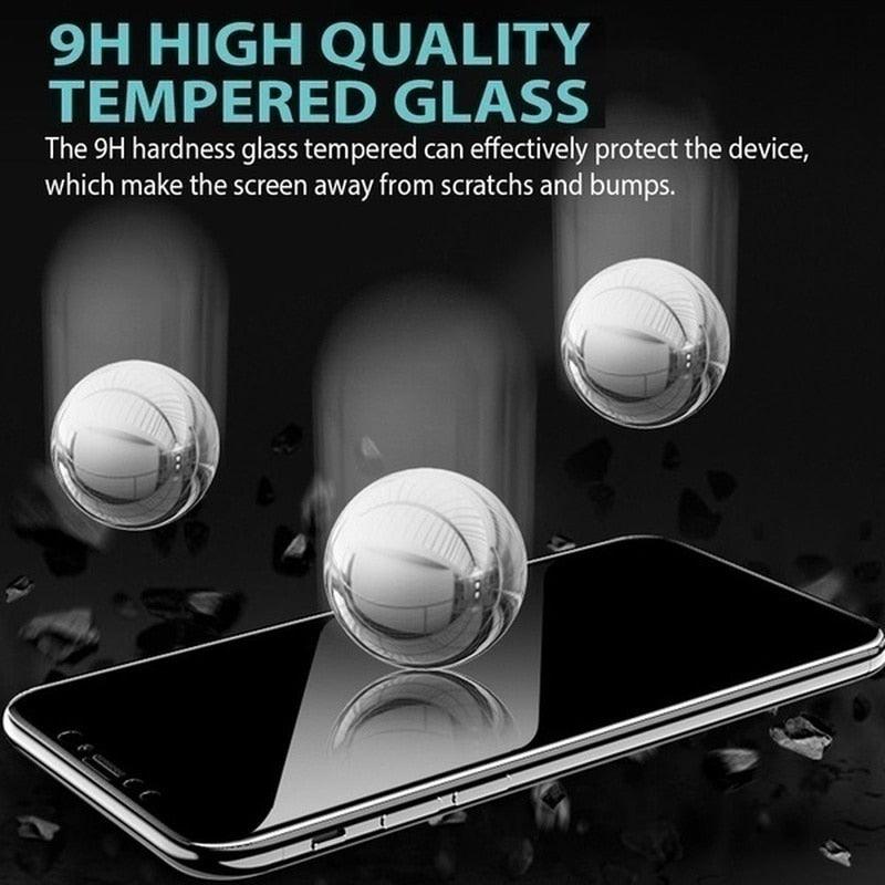 Protecteurs d'écran en verre trempé anti-espion 3PCS pour iPhone