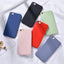 Funda de Protección Completa de Tacto Suave para iPhone