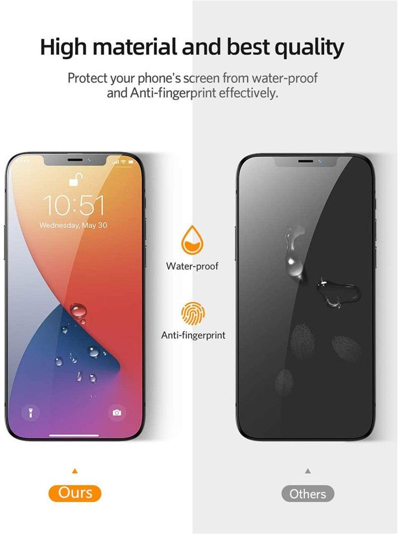 Protector de Pantalla de Vidrio Templado Privado en Paquete de 3 para iPhone