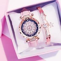 Montre à Quartz en Cuir Élégante pour Femme