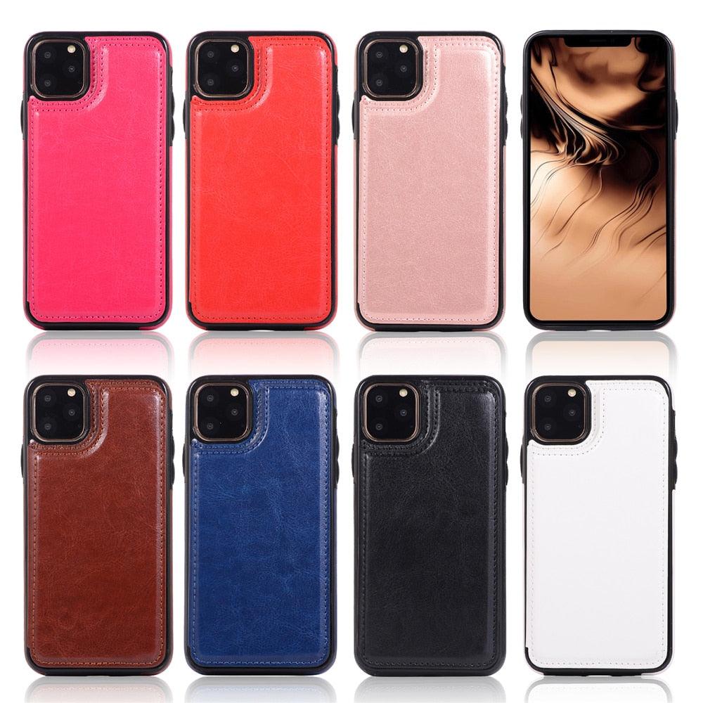 Funda de Cuero Premium para iPhone 14/13/12/11 Series
