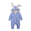 Combinaison Bébé Charmante avec Oreilles de Lapin - Jumpsuit en Coton
