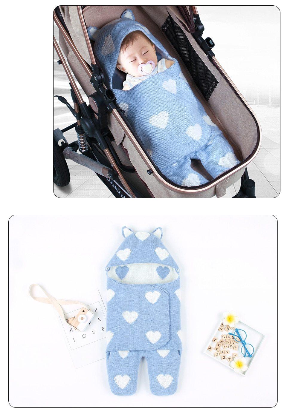Premium Knitted Baby Sleeping Bags for Winter Comfort