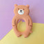 4-Pack Bear Silicone Teething Toys - Safe & Fun Baby Chewables - Korvel