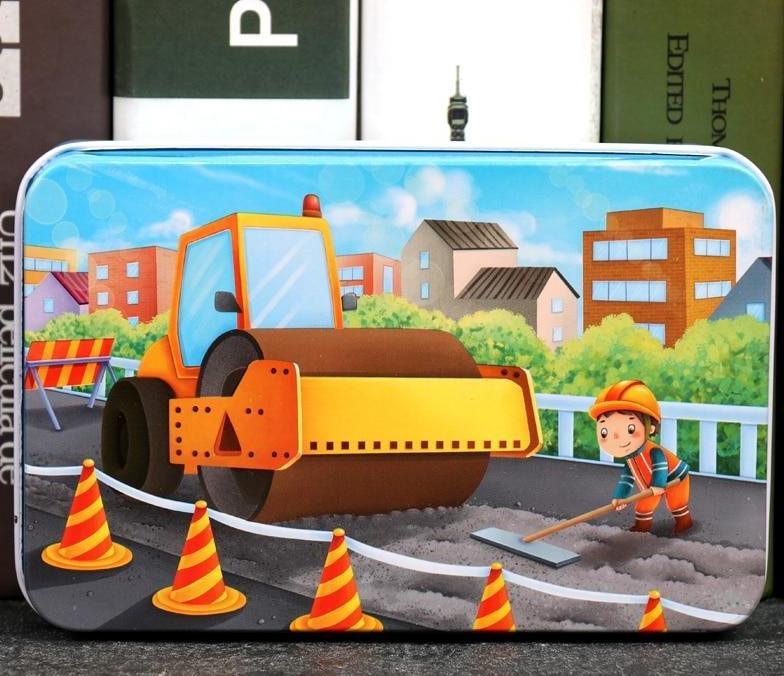Puzzle en bois cartoon d'animaux de 60 pièces pour enfants