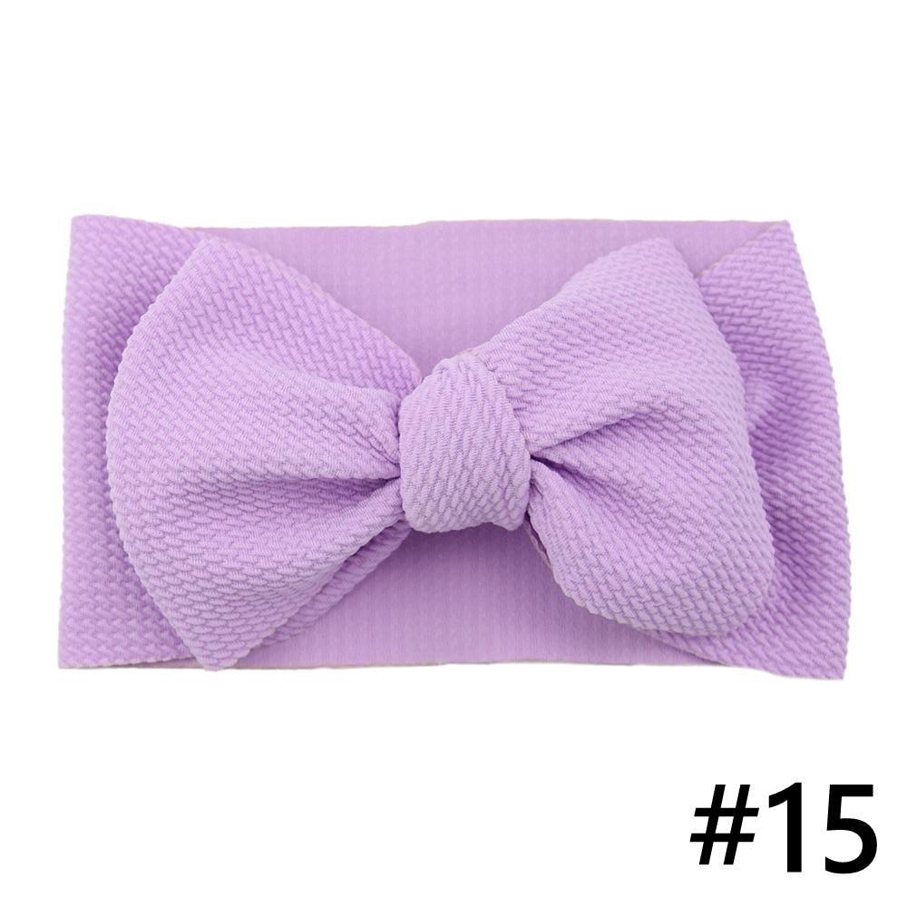 Diadema Grande con Lazo para Niñas - Accesorio de Cabello Ajustable