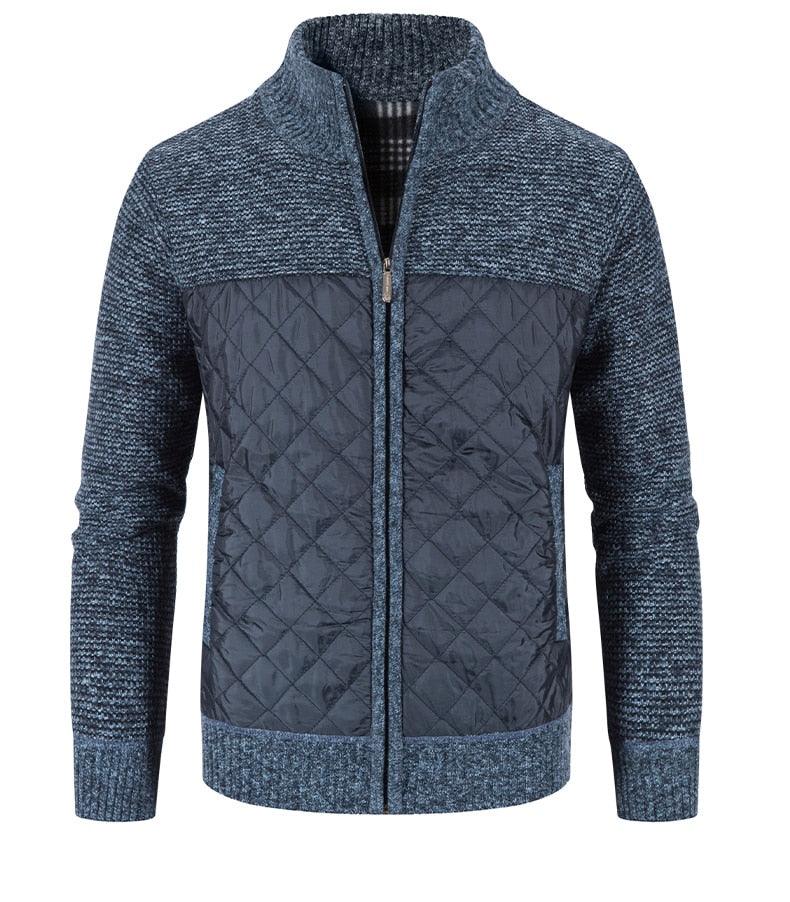 Elegant Slim Fit Fleece Jacket for Men