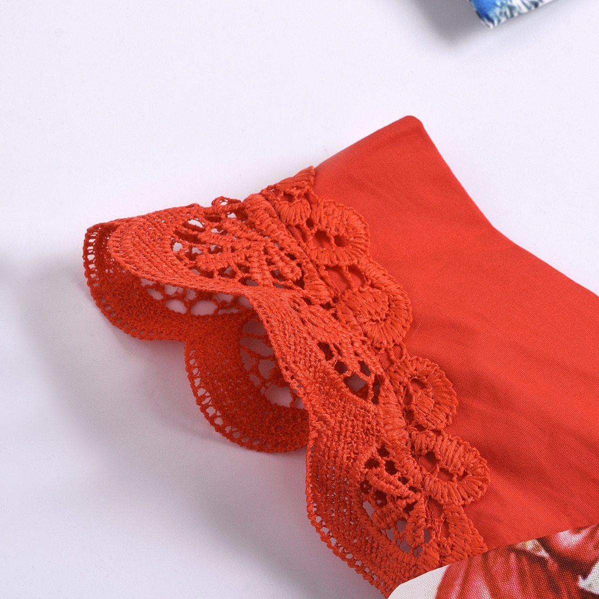Conjunto de Vestido y Diadema para Niñas Bebés de Navidad