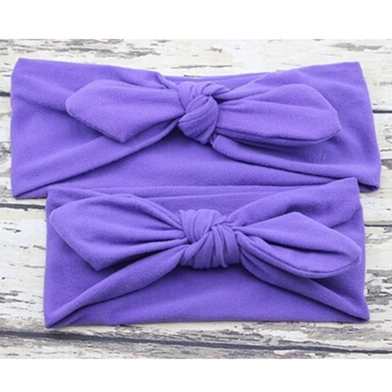 Modern Mother & Daughter Rabbit Ears Bow Hair Bands