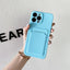 Soft Silicone Wallet Case for iPhone 14/13 Pro Max