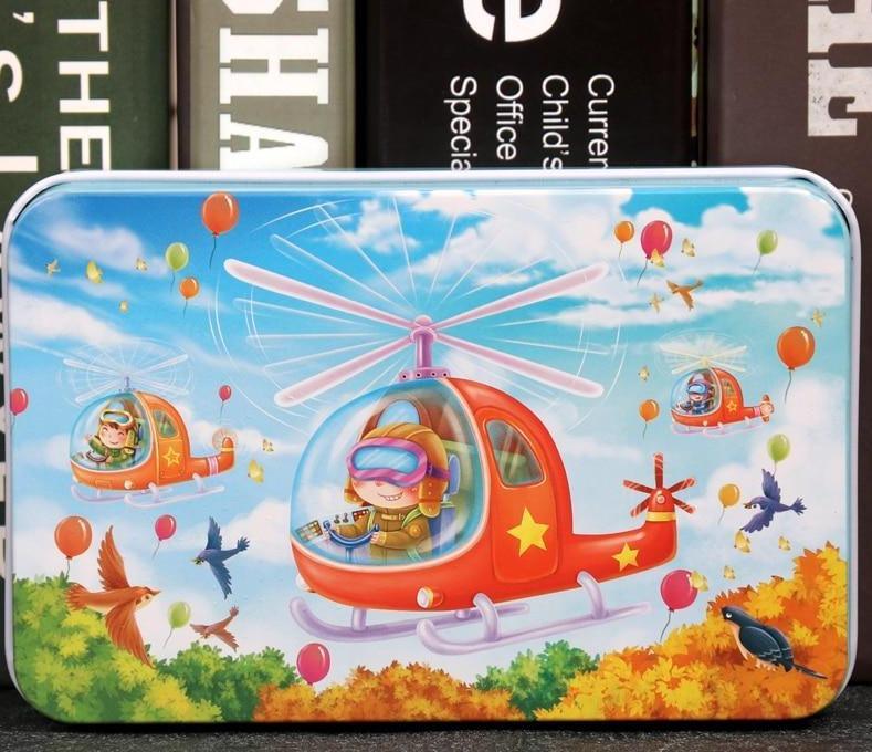 Puzzle en bois cartoon d'animaux de 60 pièces pour enfants