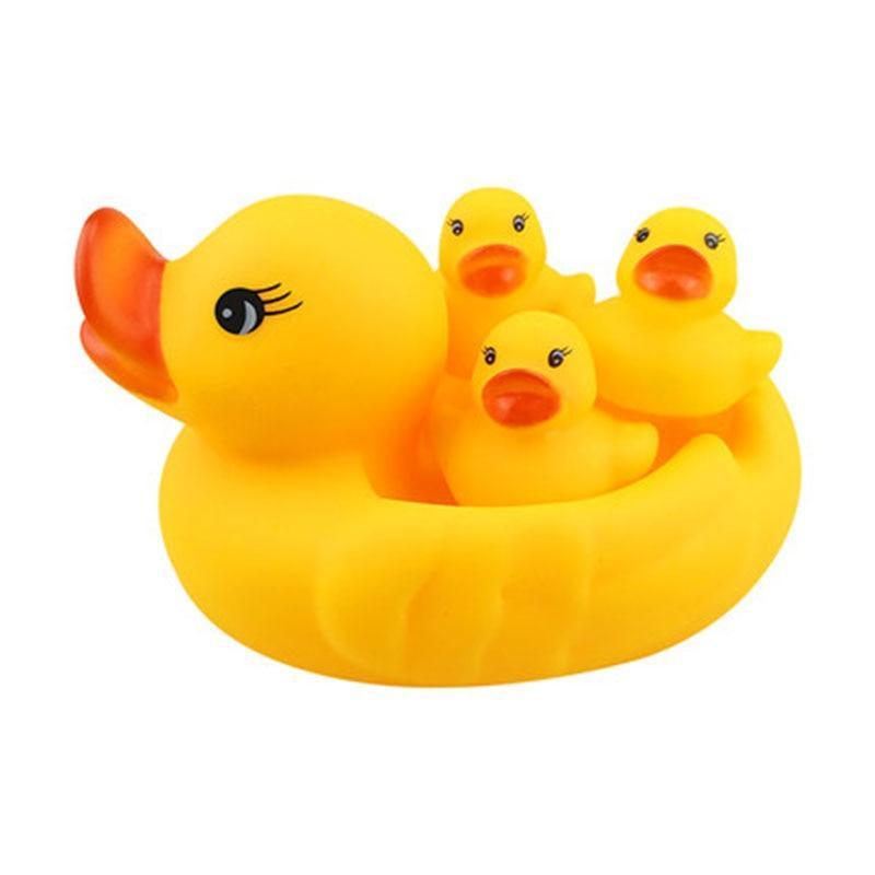 Conjunto de Juguetes de Baño de Patito Flotante Lindos para Niños