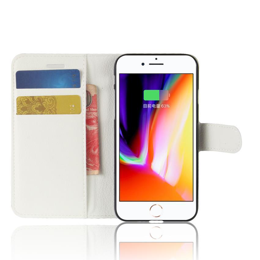 Funda de Cuero Premium con Tapa para iPhone 7/8 Plus