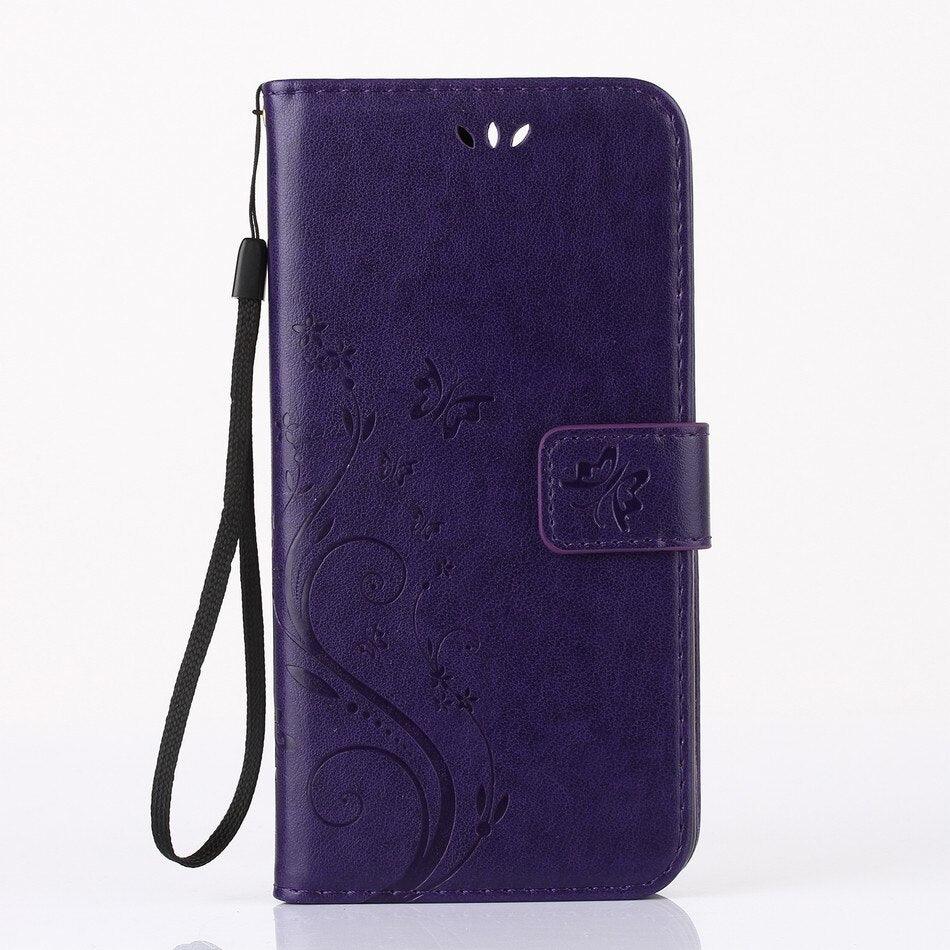 Girls Flip Wallet Case for iPhone 13/12 Mini - Stylish PU Leather