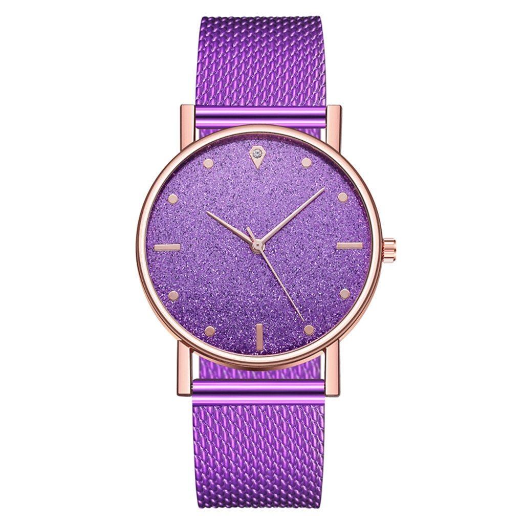 Cusual Ladies Watch with Starry Sky Dial - Fashion Quartz Wristwatch