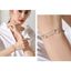 Elegant 925 Sterling Silver Double Layer Star Bead Bracelet for Women
