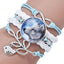 Classic Retro Wolf Head Leather Bracelet for Men & Women
