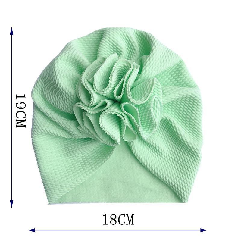 Chapeau Élégant en Fleurs pour Filles - Bonnet Turban pour Tout-Petits