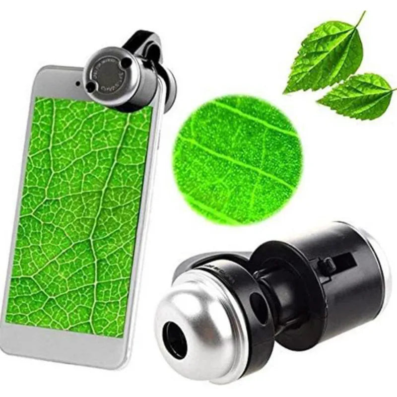LED Mobile Phone Microscope 30X Cell Phone Clip Magnifying Glass Digital Microscope HD Camera for Smartphone PCB Inspection Tool - Korvel