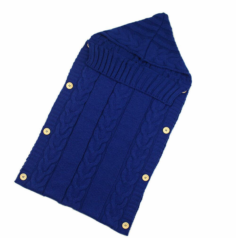 Premium Knitted Baby Swaddle Blanket for Comfort and Warmth