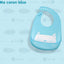 Bib de bebé de silicona ajustable con gran bolsillo - Impermeable y suave