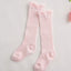 Charming Non-Slip Cotton Knee High Socks with Bow for Baby Girls - Korvel