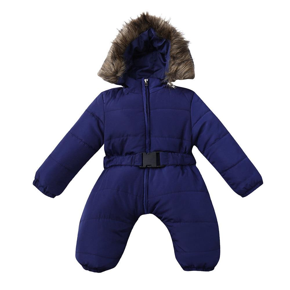 Premium Hooded Snowsuit for Infants - Warm & Stylish
