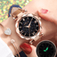 Montre à Quartz de Luxe pour Femmes avec Détails Fluorescents