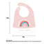 Bavoir en silicone imperméable ajustable pour bébés et enfants