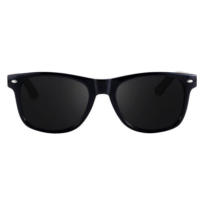 Lunettes de soleil en bambou polarisées faites à la main de luxe
