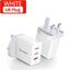 30W Ultra-Fast QC 3.0 Multi-Port USB Wall Charger for Mobile Devices - Korvel